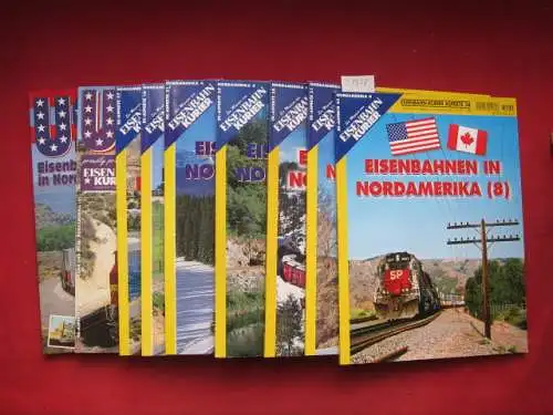 Seifert, Ingo (Hrsg.) und Rolf Stumpf (Red.): Eisenbahnen in Nordamerika; Band 1 - 9. Eisenbahn-Kurier / Aspekte ; Nr. 3, 9, 16, 21, 25, 28, 31, 34, 37. [Bahn und Reise: Nordamerika]. 