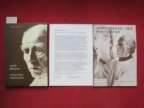 Lohausen, Herman: Konvolut aus 3 Teilen: 1) Arno Breker, Genie des Portraits / 2) Arno Breker - Der Portraitist / 3) Zur Diskussion gestellt: der Bildhauer Arno Brekers 1900 - 1991. 