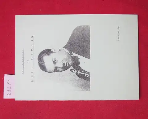 Dürr, Klaus-Uwe: The recordings of Omer Simeon. 