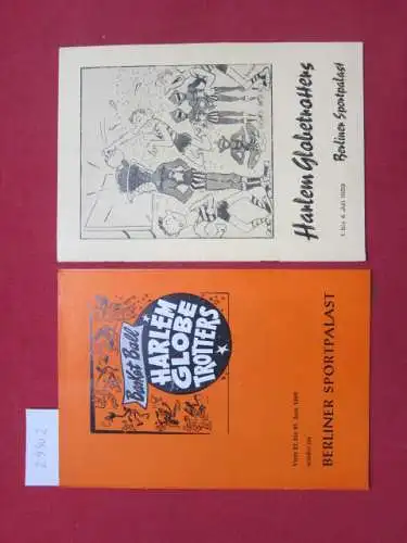 Harlem Globetrotters: 2 Programmhefte der Harlem Globetrotters : 1. bis 4. Juli 1959 / 22. bis 25. Juni 1960 Berliner Sportpalast. 