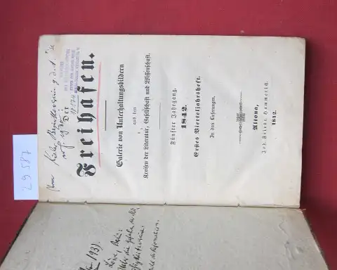 Arnd, Eduard, Theodor Mundt Adolf Stahr u. a: Freihafen. Galerie von Unterhaltungsbildern aus den Kreisen der Literatur, Gesellschaft und Wissenschaft.