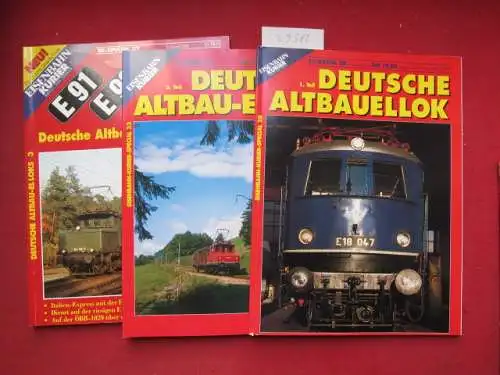 Frister, Thomas (Red.): Deutsche Altbauellok / Deutsche Altbau-Ellok / Deutsche Altbau-Elloks. [Teil 1 - 3] Eisenbahn-Kurier special 28, 32, 37. 