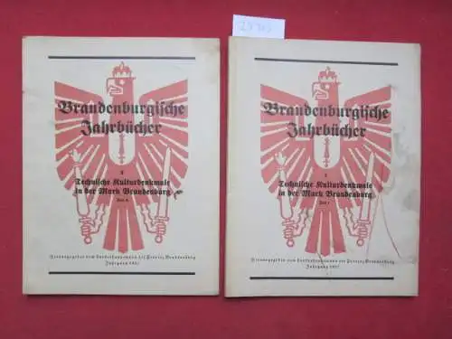 Klose, Hans, Paul Ortwin Rave Werner Lindner u. a: Brandenburgische Jahrbücher : Heft 5 + 6. Hrsg. Landeshauptmann der Provinz Mark Brandenburg. Schriftenreihe für Natur.. 