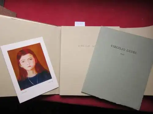 Grandini, Sergio und Virgilio Guidi: Pensieri, Poesie e ventidue disegni di Virgilio Guidi. A ura di Sergio Grandini. [Beiliegend: Radierung Testa 44/50]. 