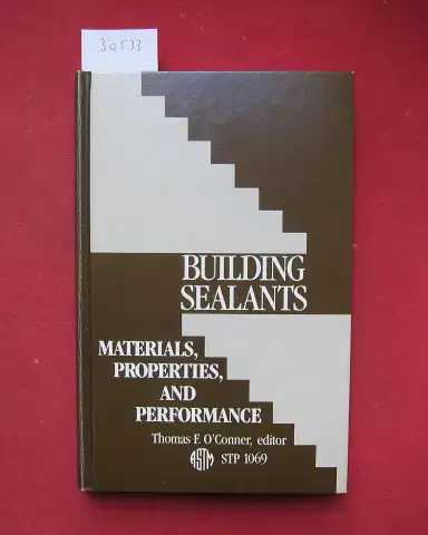 O`Conner, Thomas F: Buildings Sealants: Materials, properties, and performance. 