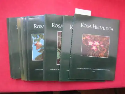 Woessner, Dietrich und Theodor Zwygart: Rosa Helvetica (9 Hefte: Nr. 1 - 10/11) Jahresblatt der Gesellschaft Schweizerischer Rosenfreunde. Pubblicazione annuale della Societa Svizzera Degli Amici Della Rosa. 