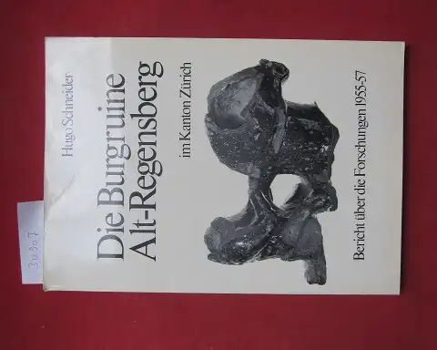 Schneider, Hugo: Die Burgruine Alt-Regensberg im Kanton Zürich : Bericht über d. Forschung 1955 - 57. Schweizer Beiträge zur Kulturgeschichte und Archäologie des Mittelalters ; Bd. 6. 