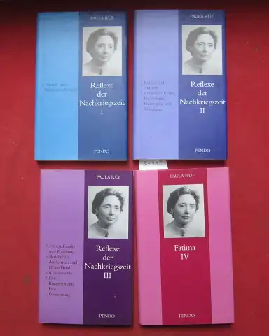 Rüf, Paula: Reflexe der Nachkriegszeit. Band 1- 4 (komplett) [Hrsg. im Auftr. von Heinrich Gebert durch Heinrich Rüf und Elisabeth Rüf]. 