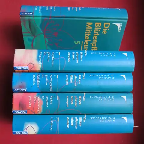 Aichele, Dietmar und Heinz-Werner Schwegler: Die Blütenpflanzen Mitteleuropas. [5 Bände - komplett]. 