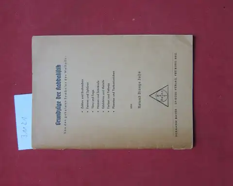 Jossé, Roland Dionys: Grundzüge der Kabbalistik : Von d. geheimen Symbolen d. Weltalls. 