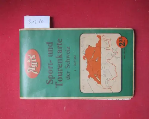 Lütolf, Theo K: Agis Sport- und Tourenkarte der Schweiz. [Maßstab  1:300 000]. 
