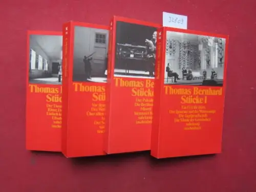 Bernhard, Thomas: Bernhard, Thomas: Stücke; Teil 1 - 4. Suhrkamp Taschenbuch ; 1524, 1534, 1544, 1554. 