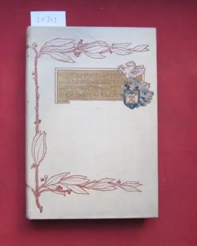 Mühlbrecht, Otto (Hrsg.), Julius Rodenberg Fedor von Zobeltitz u. a: Beiträge zur Kulturgeschichte von Berlin : Festschrift zur Feier d. 50jähr. Bestehens der Korporation der Berliner Buchhändler (1. Nov. 1898). 