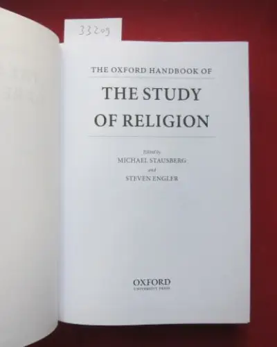 Stausberg, Michael (ed.) and Steven Engler (ed.): The Oxford Handbook of the Study of Religion. 