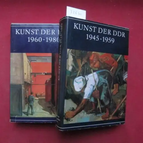 Kuhirt, Ullrich (Hrsg.): Kunst der DDR; 1945 - 1959 / 1960 - 1980 [2 Bände]. 