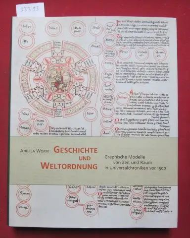 Worm, Andrea: Geschichte und Weltordnung. Graphische Modelle von Zeit und Raum in Universalchroniken vor 1500. 