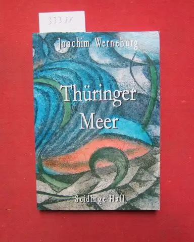 Werneburg, Joachim: Thüringer Meer. Gedichte 1977 - 1988. 