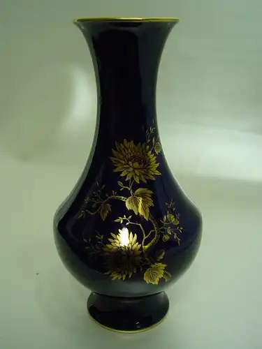 B562/ Linder Vase kobaltblau "Jeannette"