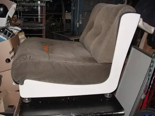 CM40/ 70er Jahre Sessel Kunststoff