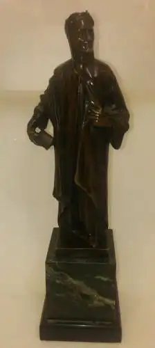 E749/ Dante Alighieri Bronze Skulptur Else von Beck