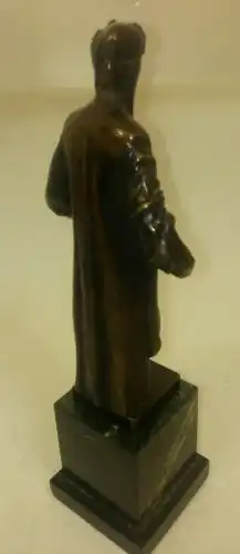 E749/ Dante Alighieri Bronze Skulptur Else von Beck