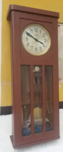 E836/ Antike  Fabrikuhr Magneta Schweiz Werksuhr Rarität 0