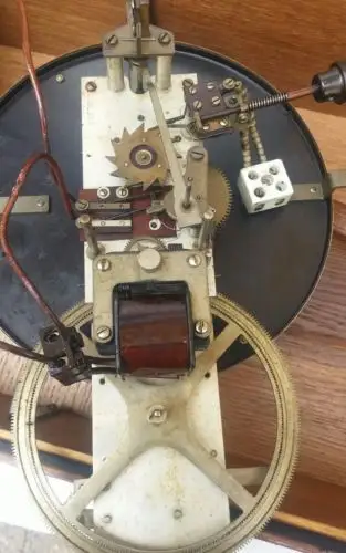 E836/ Antike  Fabrikuhr Magneta Schweiz Werksuhr Rarität 4