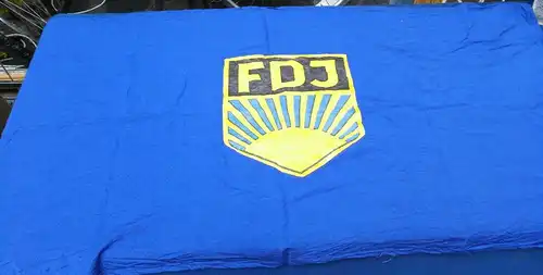 E923/ FDJ Fahne Baumwolle
