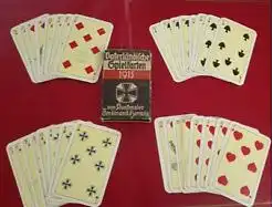 Spielkarten F.A. Lattmann Vaterländische Spielkarten 1915 von Ferdinand Herwig