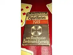 Spielkarten F.A. Lattmann Vaterländische Spielkarten 1915 von Ferdinand Herwig