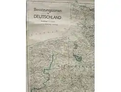 E208/ Perthes Karte der Besatzungszonen Deutschland