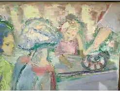 E220/ Gemälde Acryl Kinderbild von Tove Hoppe Kunstmalerin