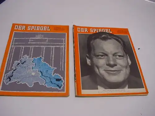 E77/ der Spiegel 1957 und 1958 Willy Brandt