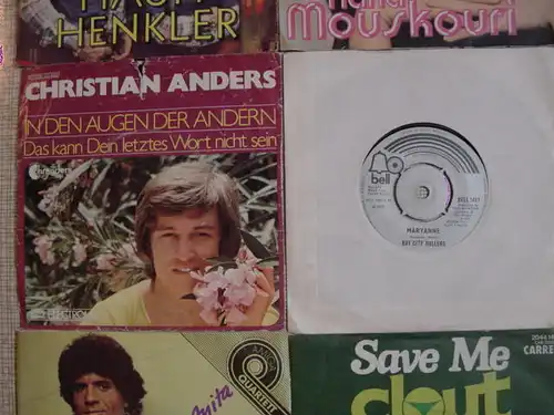 E470G/ Vinyl Single je 12 Stk aus Sammlung Schlager Mix Hauff Henkler usw...