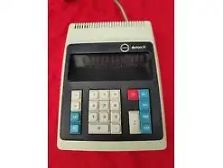 E283/ Vintage BLAURING electronic M Elektronenrechner Typ 1100-12M