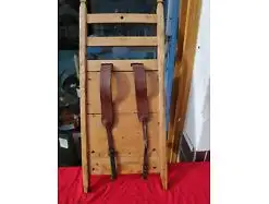 E363/ Altes Tragegestell, Kraxe, aus Holz 3