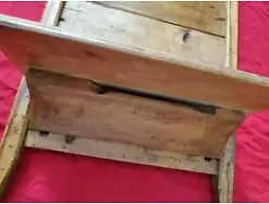 E363/ Altes Tragegestell, Kraxe, aus Holz 7