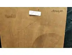 E536/  Ölbild auf Holz Winterlandschaft signiert Gritzan 18,5 x 24  cm
