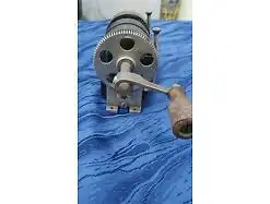 E873/Alter Generator Telefon Stromerzeuger Handkurbel Kurbelinduktor