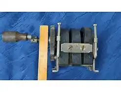 E873/Alter Generator Telefon Stromerzeuger Handkurbel Kurbelinduktor