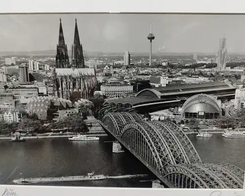 Altes Foto Köln Original Leica Print Dr. Grygiel  im Passepartout 30x40cm