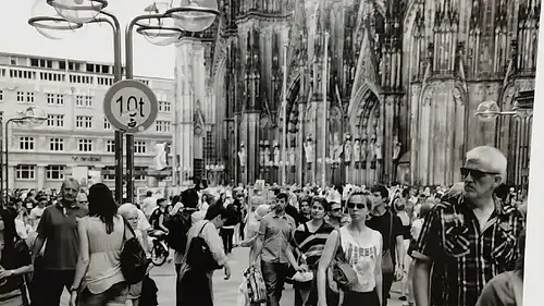 Altes Foto Köln Original Leica Print Dr. Grygiel 30 X 24 cm