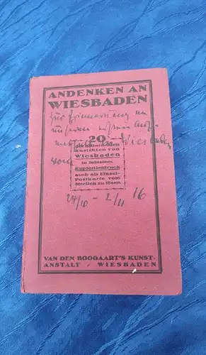 G201/ Leporello Wiesbaden Ansichtskarten 