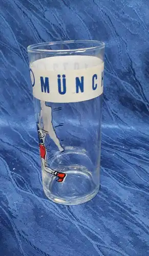 G147/ Olympiade 1972 Glas München Boxen Boxkampf Memorabilia Andenken