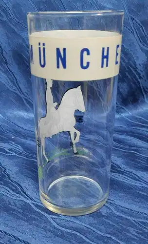 G147/ Olympiade 1972 Glas München Reiter Dressur  Memorabilia Andenken