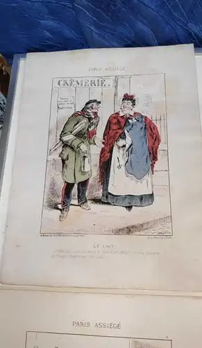 G126/ Paris assiégé. Scènes de la vie parisienne 1870/71 Bureau de l'Eclipse