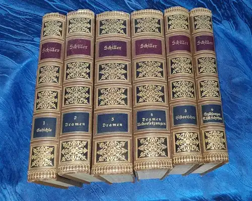 G118/ Schiller Gedichte Dramen 1900 Meyers Klassiker 