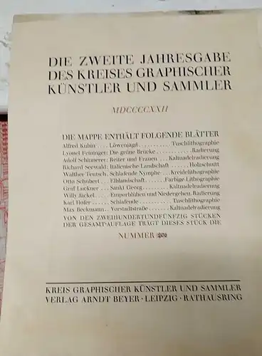 G80/ ADOLF SCHINNERER - Reiter und Frauen - Radierung / Kaltnadel 1922