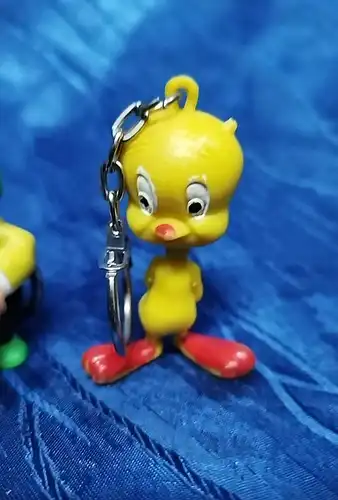 G005/ Werbefigur TOTO Lotto Reporter Schlüsselanhänger Tweety 