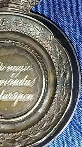 F981/  Tragbare Medaille Silberblech 1893